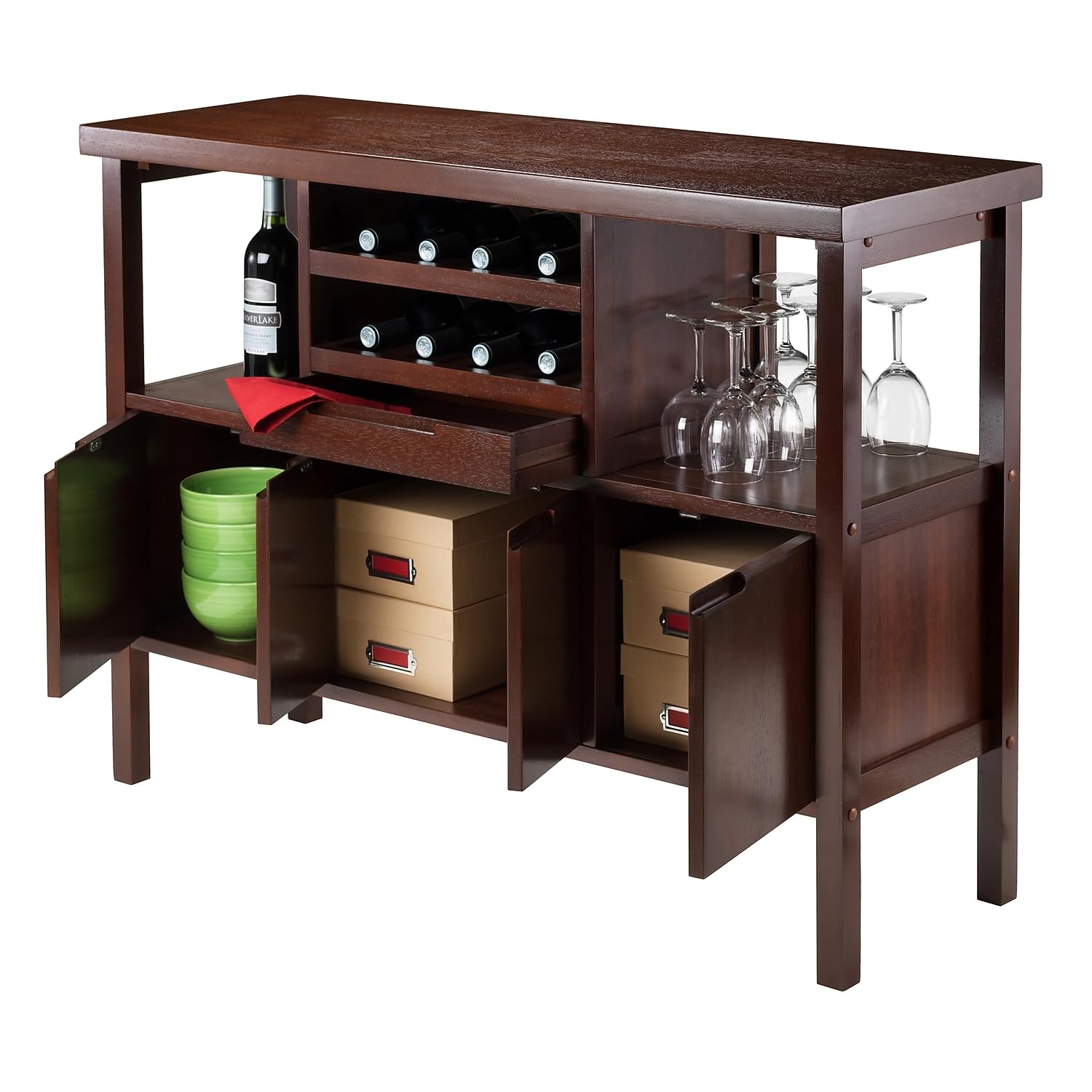 Winsome Diego Dining, Brown - Image 6