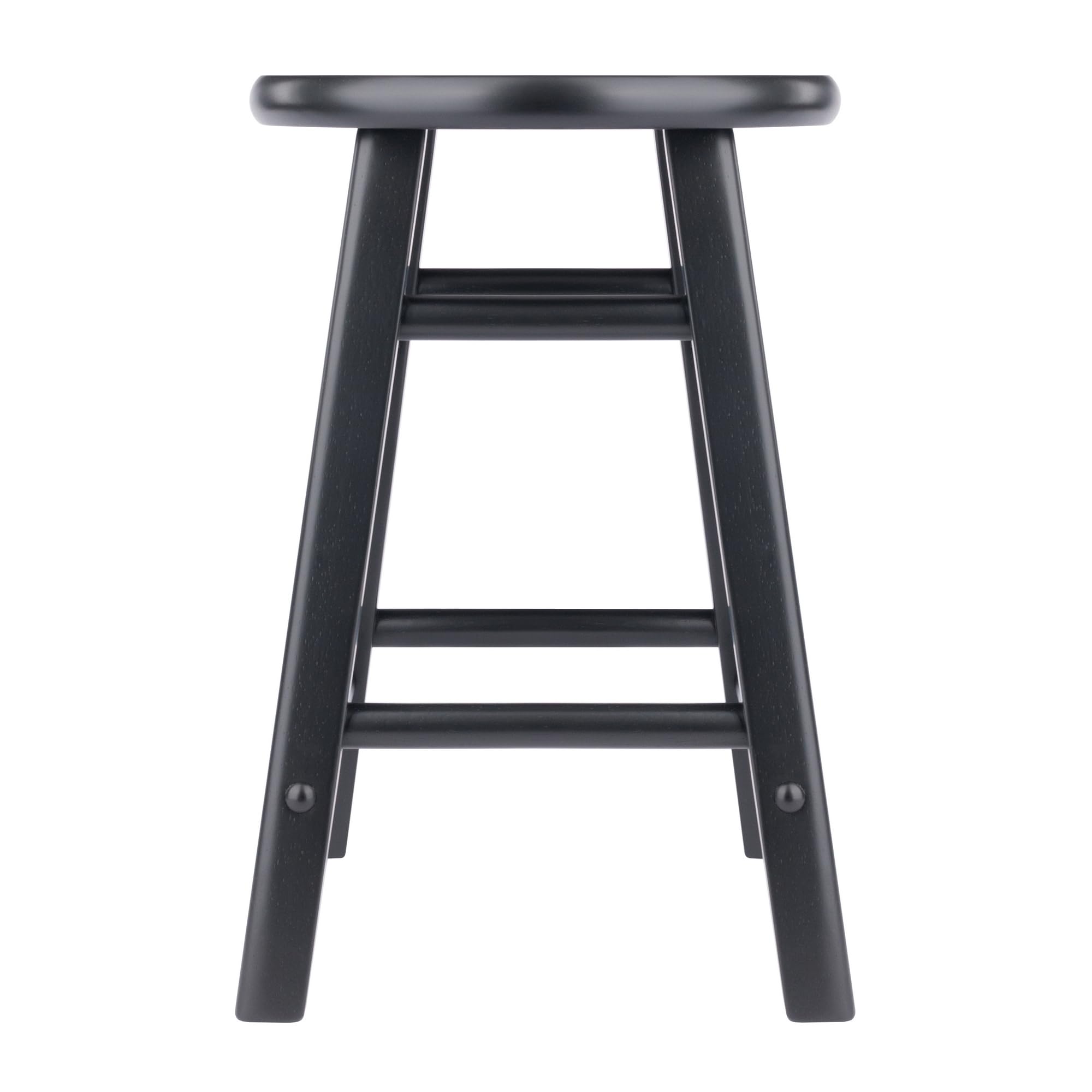 Winsome Element 2-Piece Counter Stool Set, Classic Backless Bar Chairs for Kitchen & Dining Room Seating, Timeless Essential Furniture for Home, Dorm, Apartments - Image 5