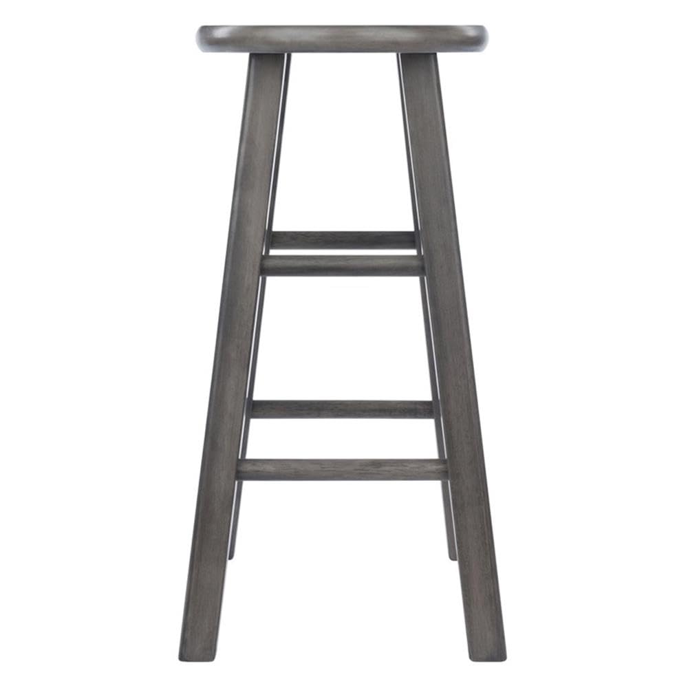 Winsome Ivy Square Leg Counter Stool, Classic Backless Bar Chairs for Kitchen & Dining Room Seating, Timeless Essential Furniture for Home, Dorm, Apartments - Image 4