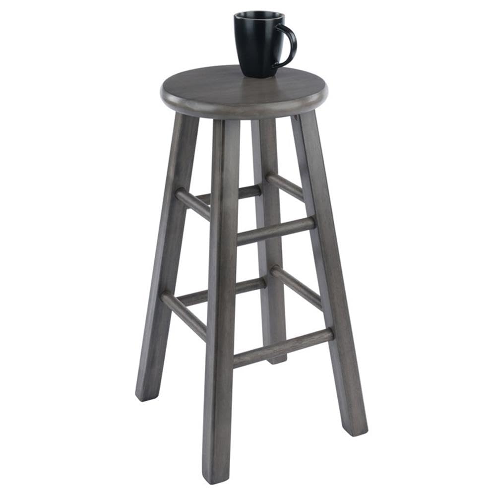 Winsome Ivy Square Leg Counter Stool, Classic Backless Bar Chairs for Kitchen & Dining Room Seating, Timeless Essential Furniture for Home, Dorm, Apartments - Image 6