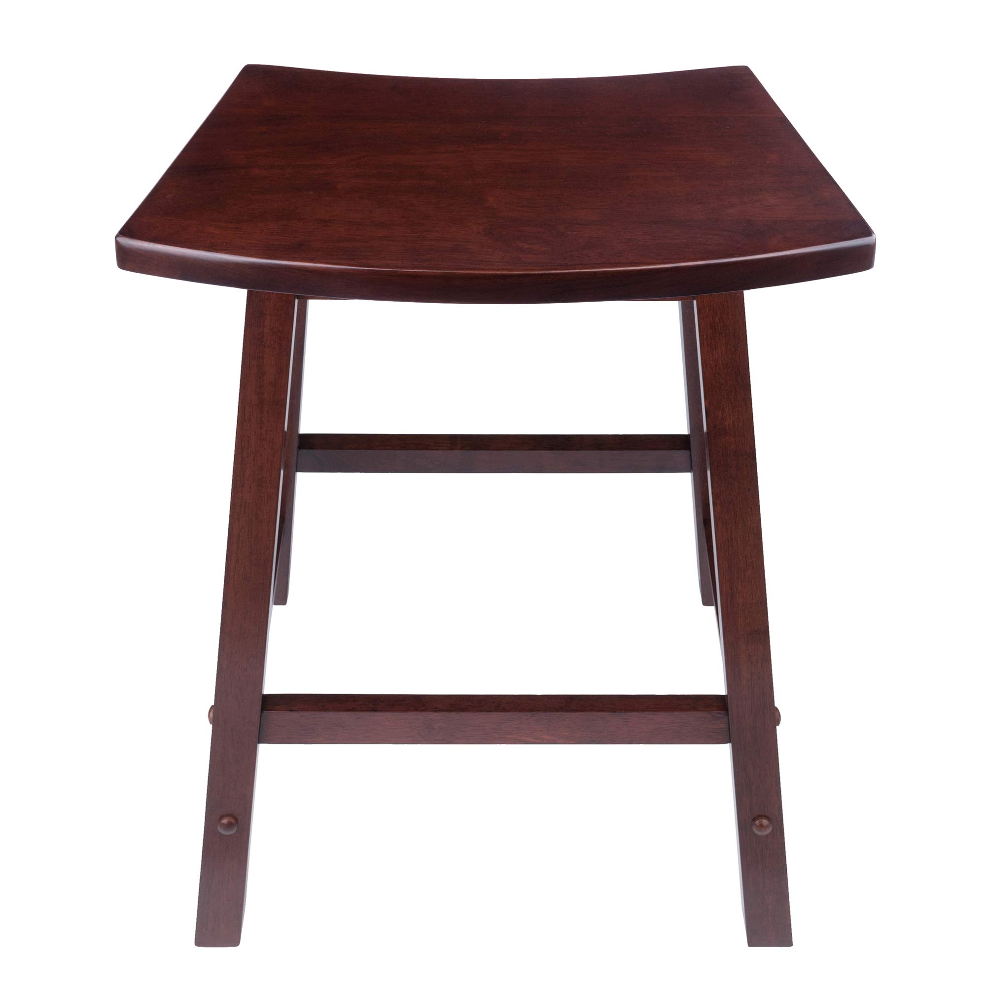 Winsome Katashi Fan Shape Counter Stool, Walnut, 24" - Image 7