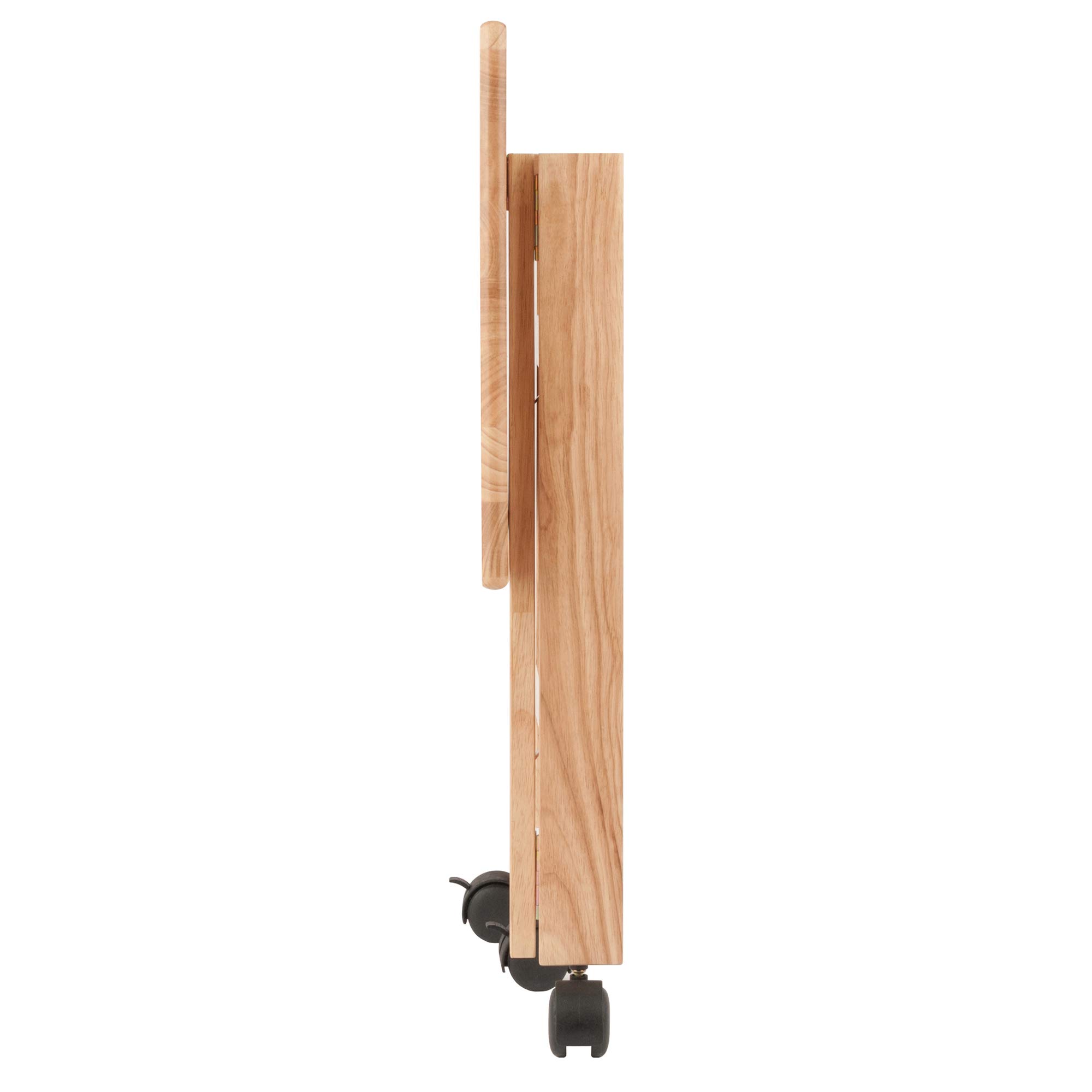 Winsome Mission 2-Shelf Wood Mobile Printer Stand, Brown (81628) - Image 11