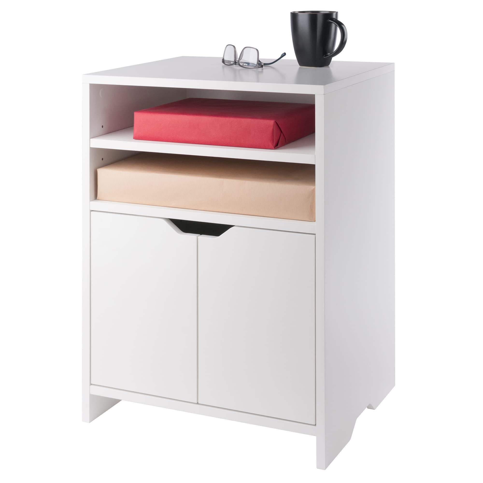 Winsome Nova Storage Cabinet, Stylish & Functional Home Storage Cabinet for Filing, Kitchen Organization, Moveable Furniture for Office, Dorms, Apartments - Image 10