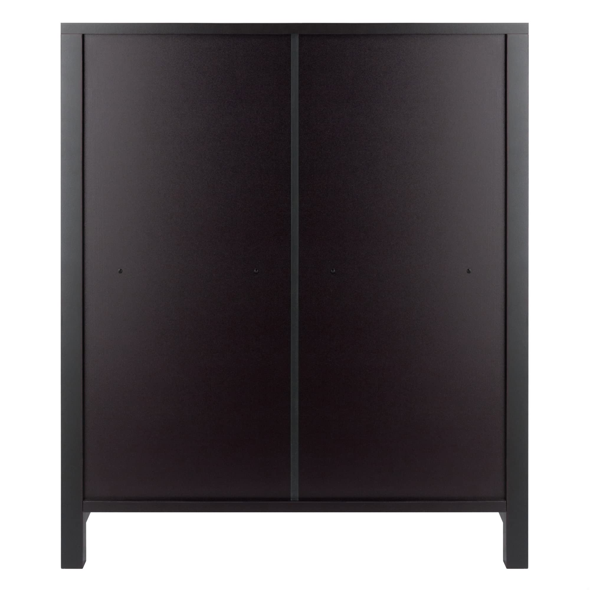 Winsome Terrace Solid/Composite Wood 3-Tier 26-Inch Wide Storage Shelf, Espresso (92327) - Image 6