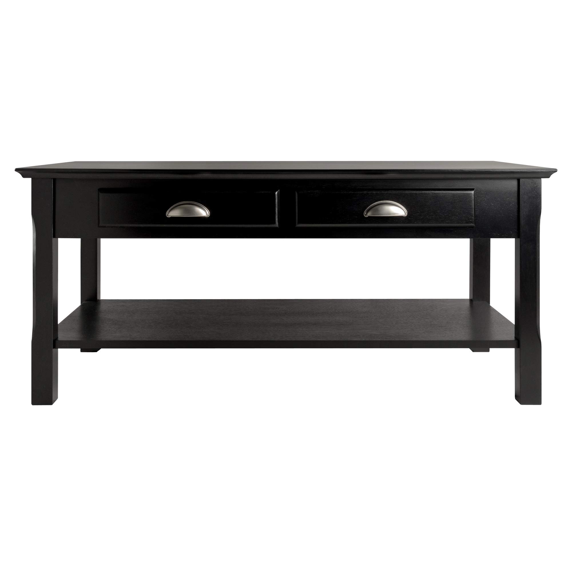 Winsome Timber Coffee Table, Small Table with Shelf Storage, Practical and Elegant Living Room Decor, Stylish Furniture Essentials for New Homes, Apartments - Image 4