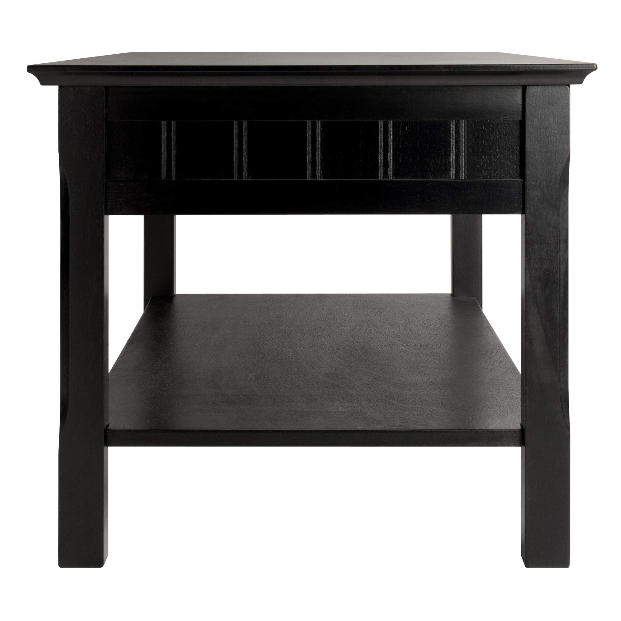 Winsome Timber Coffee Table, Small Table with Shelf Storage, Practical and Elegant Living Room Decor, Stylish Furniture Essentials for New Homes, Apartments - Image 5