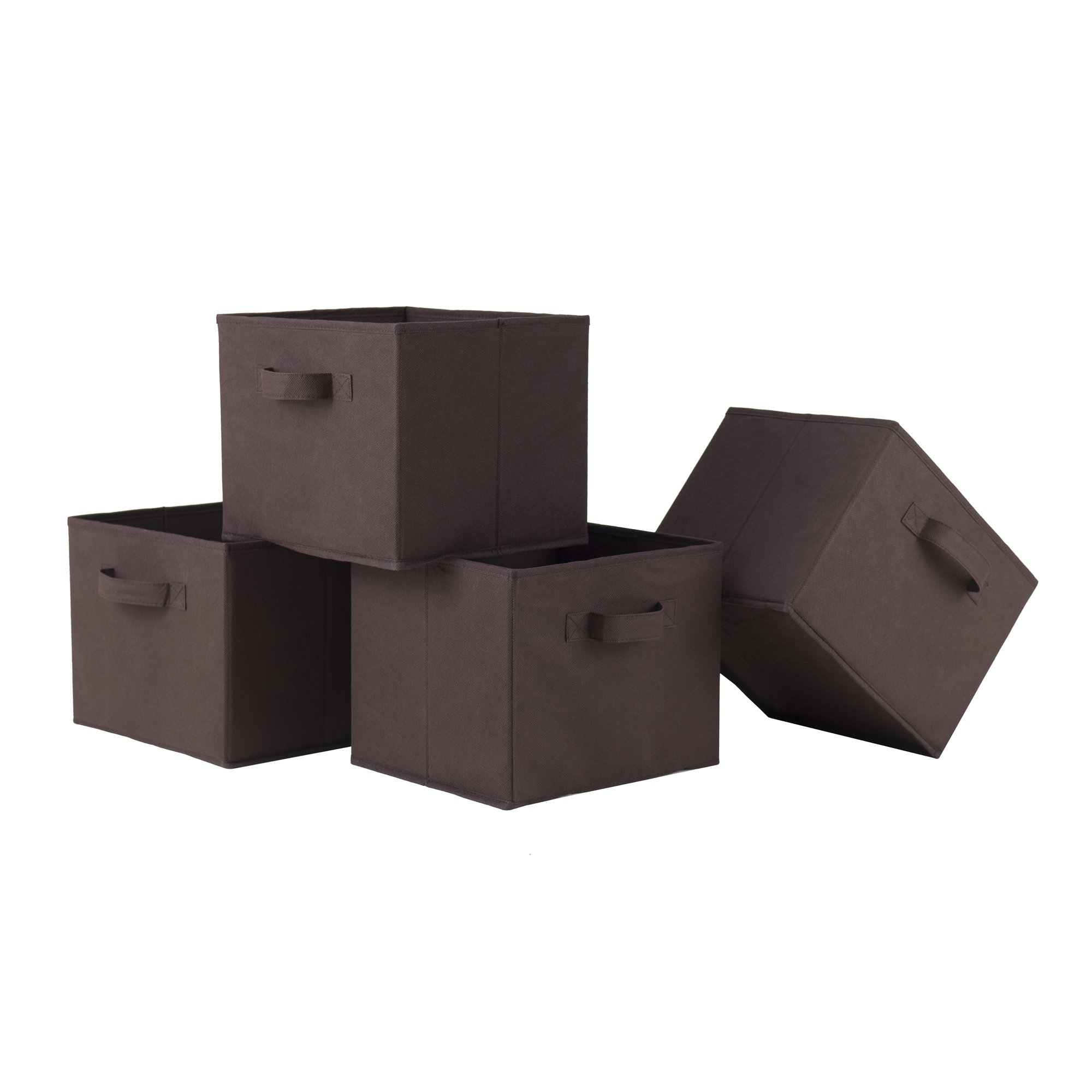 Winsome Timothy 5-Pc Set, 2x2 Grid Shelf & 4 Fabric Baskets - Image 4