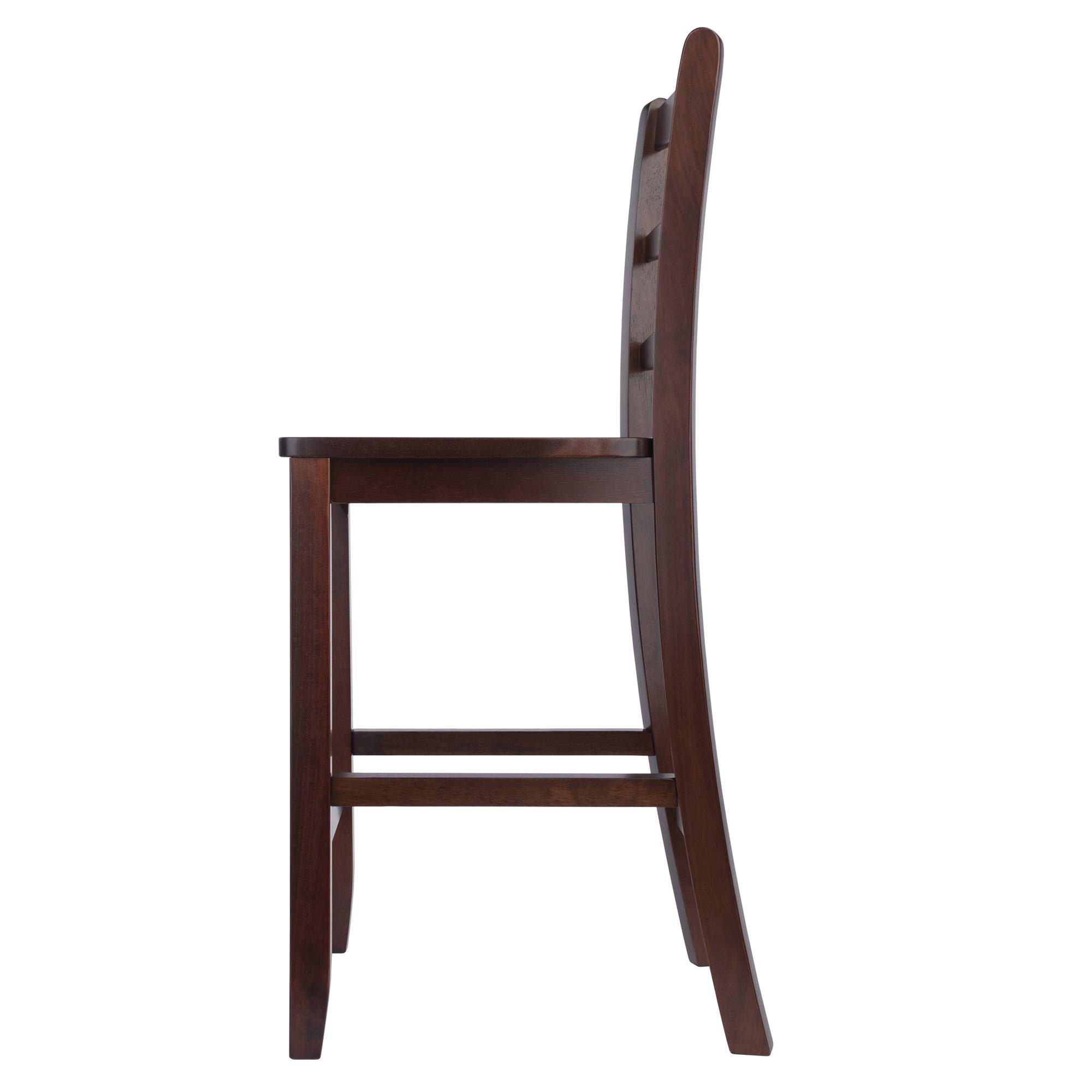 Winsome Wood Albany 3-Pc Set High Table w/Ladder Back Counter Stools - Image 10