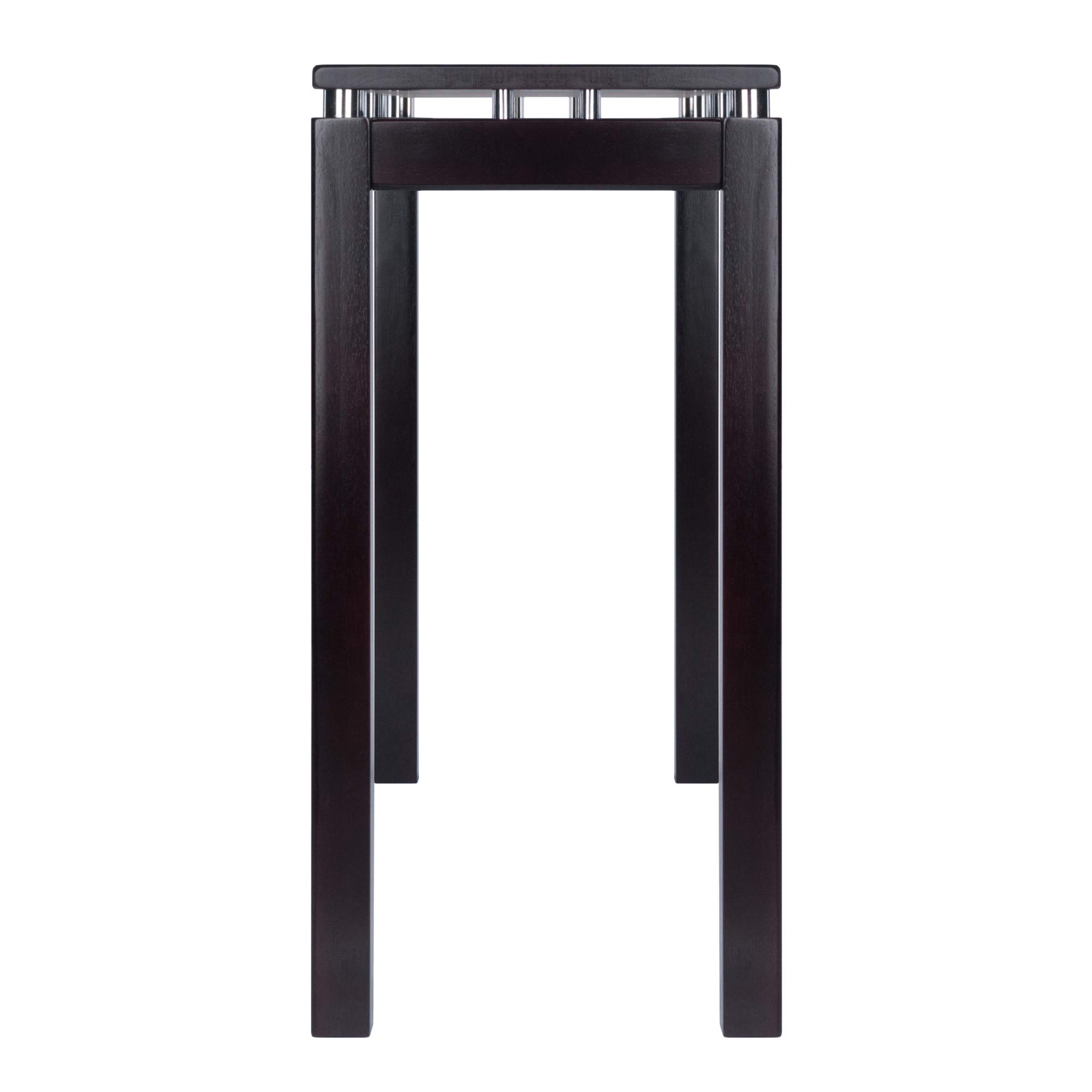 Winsome Wood Linea Occasional Table, Espresso, 28.5 inches - Image 5