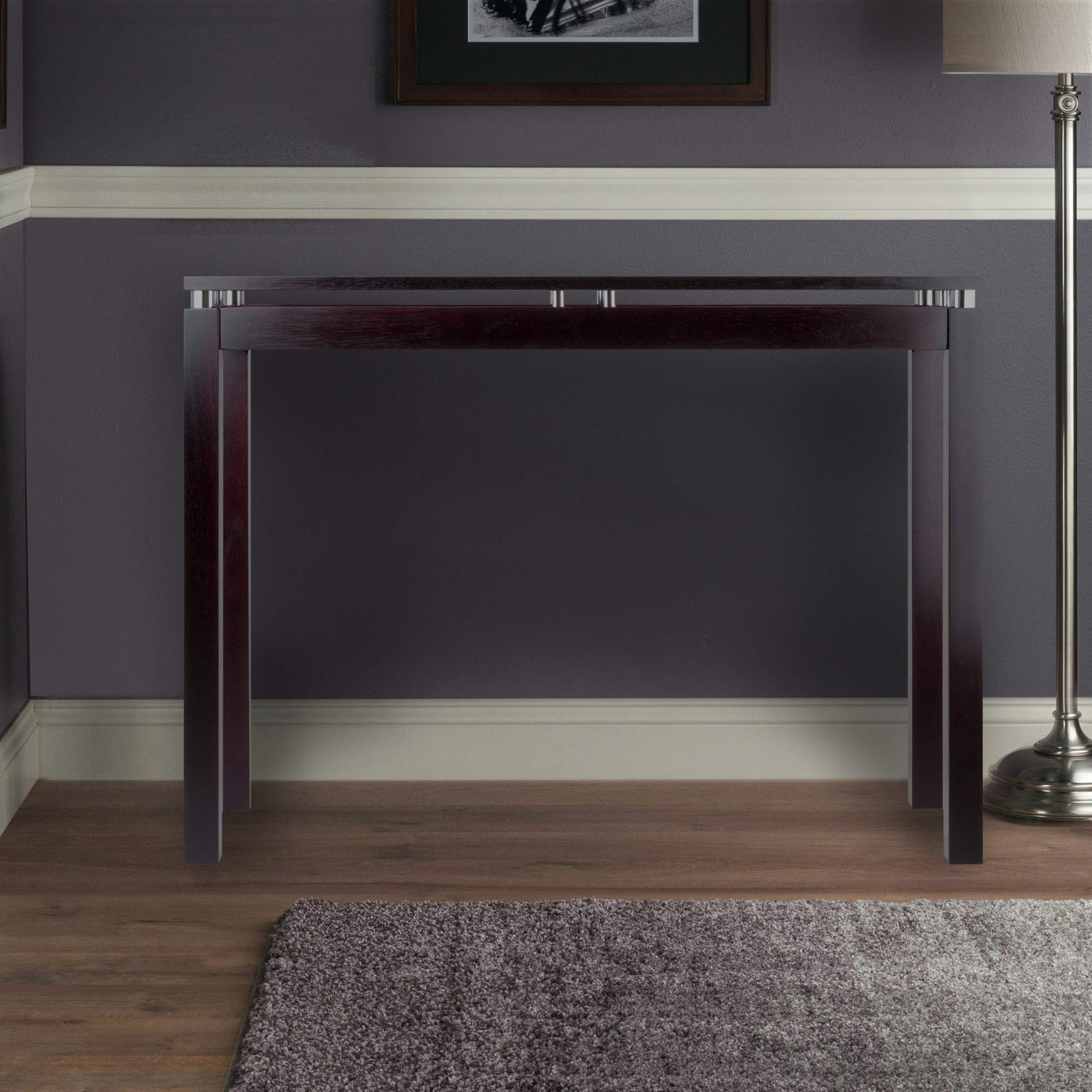 Winsome Wood Linea Occasional Table, Espresso, 28.5 inches - Image 9