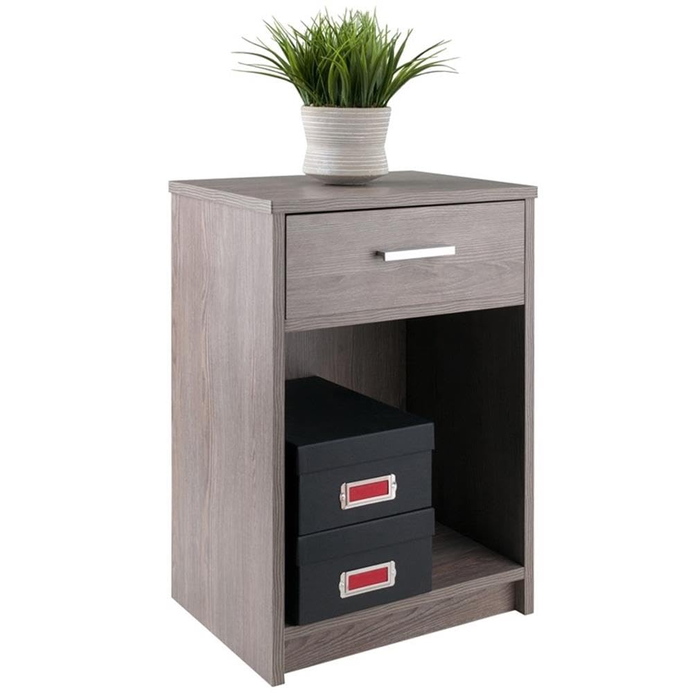 Winsome Wood Rennick Accent Table, Ash Gray, 15.75 x 12.48 x 23.62 - Image 8