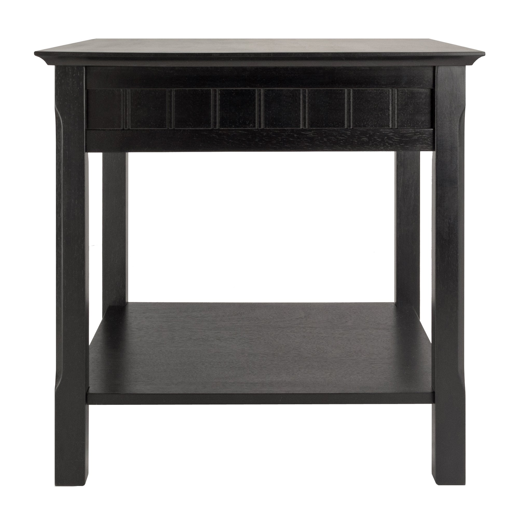 Winsome Wood Timber Occasional Table, Black, 21.97 x 21.97 x 22.05 inches - Image 5