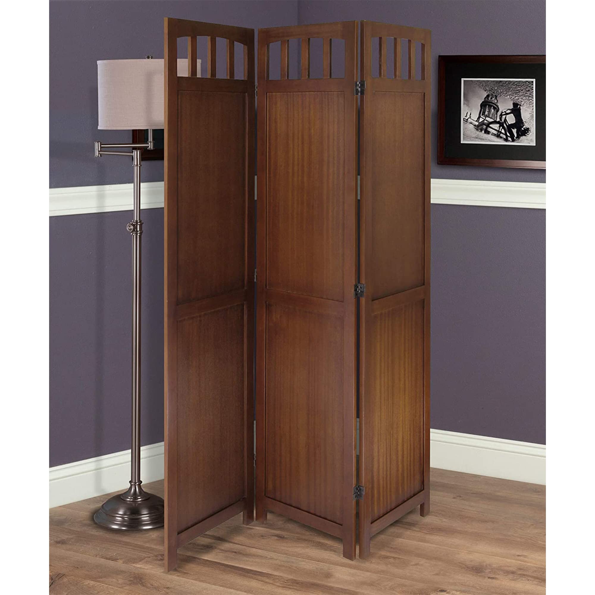 Winsome Wood William Storage/Organization, Antique Walnut - Image 4